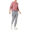 Amazon Essentials Men’s Relaxed Fit Cargo Fleece Jogger Sweatpants with Drawstring(Light Grey Heather)