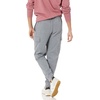 Amazon Essentials Men’s Relaxed Fit Cargo Fleece Jogger Sweatpants with Drawstring(Light Grey Heather)