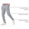 Amazon Essentials Men’s Relaxed Fit Cargo Fleece Jogger Sweatpants with Drawstring(Light Grey Heather)