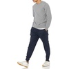 Amazon Essentials Men’s Relaxed Fit Cargo Fleece Jogger Sweatpants with Drawstring(Navy)