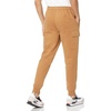 Amazon Essentials Men’s Relaxed Fit Cargo Fleece Jogger Sweatpants with Drawstring(Tan)