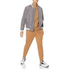 Amazon Essentials Men’s Relaxed Fit Cargo Fleece Jogger Sweatpants with Drawstring(Tan)