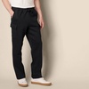 Amazon Essentials Men’s Relaxed Fit Cargo Fleece Sweatpants with Open Bottom(Black)