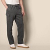 Amazon Essentials Men’s Relaxed Fit Cargo Fleece Sweatpants with Open Bottom(Charcoal Heather)