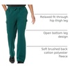Amazon Essentials Men’s Relaxed Fit Cargo Fleece Sweatpants with Open Bottom(Dark Green)