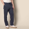 Amazon Essentials Men’s Relaxed Fit Cargo Fleece Sweatpants with Open Bottom(Navy)