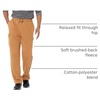 Amazon Essentials Men’s Relaxed Fit Cargo Fleece Sweatpants with Open Bottom(Tan)