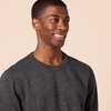 Amazon Essentials Men’s Relaxed Fit Crewneck Sweatshirt, Lightweight Long-Sleeve French Terry (Available in Big & Tall)(Charcoal Heather)
