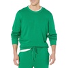 Amazon Essentials Men’s Relaxed Fit Crewneck Sweatshirt, Lightweight Long-Sleeve French Terry (Available in Big & Tall)(Green)