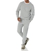 Amazon Essentials Men’s Relaxed Fit Crewneck Sweatshirt, Lightweight Long-Sleeve French Terry (Available in Big & Tall)(Grey Heather)