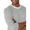 Amazon Essentials Men’s Relaxed Fit Crewneck Sweatshirt, Lightweight Long-Sleeve French Terry (Available in Big & Tall)(Grey Heather)