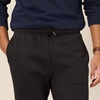 Amazon Essentials Men’s Relaxed Fit Fleece Joggers Sweatpants, Drawstring Waist, Tapered Leg, Ribbed Cuffs, Brushed Interior(Black)