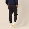 Amazon Essentials Men’s Relaxed Fit Fleece Joggers Sweatpants, Drawstring Waist, Tapered Leg, Ribbed Cuffs, Brushed Interior(Black)