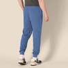 Amazon Essentials Men’s Relaxed Fit Fleece Joggers Sweatpants, Drawstring Waist, Tapered Leg, Ribbed Cuffs, Brushed Interior(Blue Heather)