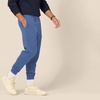 Amazon Essentials Men’s Relaxed Fit Fleece Joggers Sweatpants, Drawstring Waist, Tapered Leg, Ribbed Cuffs, Brushed Interior(Blue Heather)