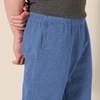 Amazon Essentials Men’s Relaxed Fit Fleece Joggers Sweatpants, Drawstring Waist, Tapered Leg, Ribbed Cuffs, Brushed Interior(Blue Heather)