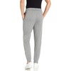 Amazon Essentials Men’s Relaxed Fit Fleece Joggers Sweatpants, Drawstring Waist, Tapered Leg, Ribbed Cuffs, Brushed Interior(Light Grey Space-dye)