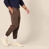 Amazon Essentials Men’s Relaxed Fit Fleece Joggers Sweatpants, Drawstring Waist, Tapered Leg, Ribbed Cuffs, Brushed Interior(Medium Brown)