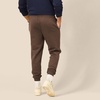 Amazon Essentials Men’s Relaxed Fit Fleece Joggers Sweatpants, Drawstring Waist, Tapered Leg, Ribbed Cuffs, Brushed Interior(Medium Brown)