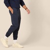 Amazon Essentials Men’s Relaxed Fit Fleece Joggers Sweatpants, Drawstring Waist, Tapered Leg, Ribbed Cuffs, Brushed Interior(Navy)
