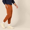 Amazon Essentials Men’s Relaxed Fit Fleece Joggers Sweatpants, Drawstring Waist, Tapered Leg, Ribbed Cuffs, Brushed Interior(Nutmeg)