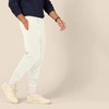 Amazon Essentials Men’s Relaxed Fit Fleece Joggers Sweatpants, Drawstring Waist, Tapered Leg, Ribbed Cuffs, Brushed Interior(Off-white)