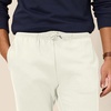 Amazon Essentials Men’s Relaxed Fit Fleece Joggers Sweatpants, Drawstring Waist, Tapered Leg, Ribbed Cuffs, Brushed Interior(Off-white)