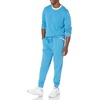 Amazon Essentials Men’s Relaxed Fit Jogger Pants, Lightweight French Terry Loungewear(Turquoise Blue)