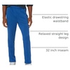 Amazon Essentials Men’s Relaxed Straight Leg Fleece Open Bottom Sweatpant (Available in Big & Tall)(Blue)