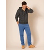 Amazon Essentials Men’s Relaxed Straight Leg Fleece Open Bottom Sweatpant (Available in Big & Tall)(Blue Heather)