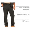 Amazon Essentials Men’s Relaxed Straight Leg Fleece Open Bottom Sweatpant (Available in Big & Tall)(Charcoal)