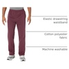 Amazon Essentials Men’s Relaxed Straight Leg Fleece Open Bottom Sweatpant (Available in Big & Tall)(Dark Burgundy)