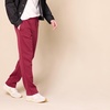 Amazon Essentials Men’s Relaxed Straight Leg Fleece Open Bottom Sweatpant (Available in Big & Tall)(Dark Red)