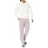 Amazon Essentials Men’s Relaxed Straight Leg Fleece Open Bottom Sweatpant (Available in Big & Tall)(Dusty Lilac)