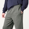 Amazon Essentials Men’s Relaxed Straight Leg Fleece Open Bottom Sweatpant (Available in Big & Tall)(Light Grey Heather)