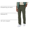 Amazon Essentials Men’s Relaxed Straight Leg Fleece Open Bottom Sweatpant (Available in Big & Tall)(Olive)