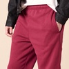 Amazon Essentials Men’s Relaxed Straight Leg Fleece Open Bottom Sweatpant (Available in Big & Tall)(Red)