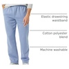 Amazon Essentials Men’s Relaxed Straight Leg Fleece Open Bottom Sweatpant (Available in Big & Tall)(Slate Blue)
