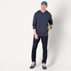 Amazon Essentials Men’s Relaxed-Fit Hoodie Sweater(Navy)