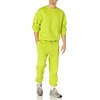 Amazon Essentials Men’s Relaxed-Fit Sweatpants with Drawstring Waist, Closed-Bottom(Lime Green)