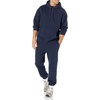Amazon Essentials Men’s Relaxed-Fit Sweatpants with Drawstring Waist, Closed-Bottom(Navy)