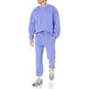 Amazon Essentials Men’s Relaxed-Fit Sweatpants with Drawstring Waist, Closed-Bottom(Purple Blue)