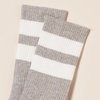 Amazon Essentials Men’s Retro Stripe Crew Sock, Black/Multi, 6-12