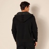 Amazon Essentials Men’s Sherpa-Lined Full-Zip Fleece Hoodie Sweatshirt(Black)
