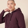 Amazon Essentials Men’s Sherpa-Lined Full-Zip Fleece Hoodie Sweatshirt(Burgundy)