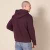 Amazon Essentials Men’s Sherpa-Lined Full-Zip Fleece Hoodie Sweatshirt(Burgundy)