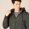 Amazon Essentials Men’s Sherpa-Lined Full-Zip Fleece Hoodie Sweatshirt(Charcoal Heather)