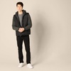 Amazon Essentials Men’s Sherpa-Lined Full-Zip Fleece Hoodie Sweatshirt(Charcoal Heather)