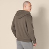 Amazon Essentials Men’s Sherpa-Lined Full-Zip Fleece Hoodie Sweatshirt(Dark Brown)