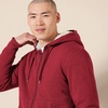 Amazon Essentials Men’s Sherpa-Lined Full-Zip Fleece Hoodie Sweatshirt(Red)